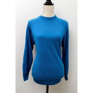 Vintage St. Bernard lambswool superfine size 14 women's blue sweater